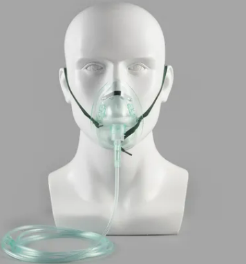 قناع الأكسجين الطبي قناع الأكسجين 7FT أنابيب موصل عالمي للبالغين يستخدم ISO13485 معتمد