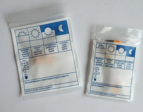 التعبئة والتغليف البلاستيكية أكياس زيبلوك الطب LDPE